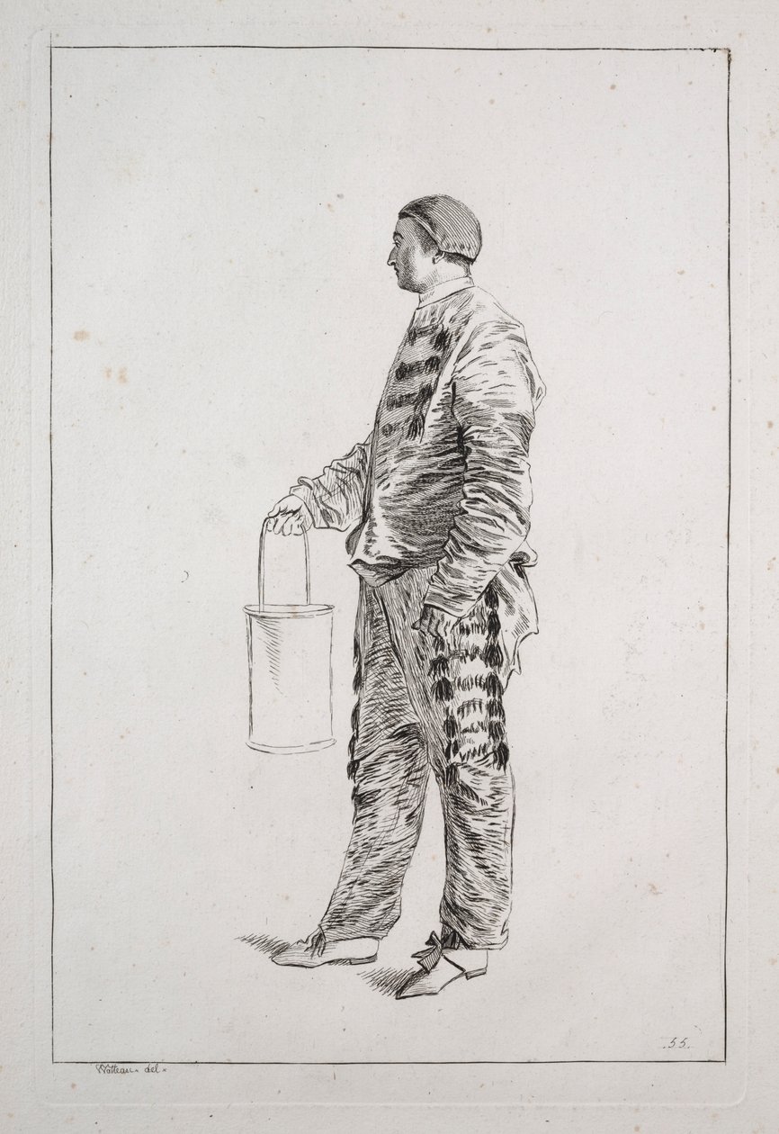 Ayakta duran adam, 1700