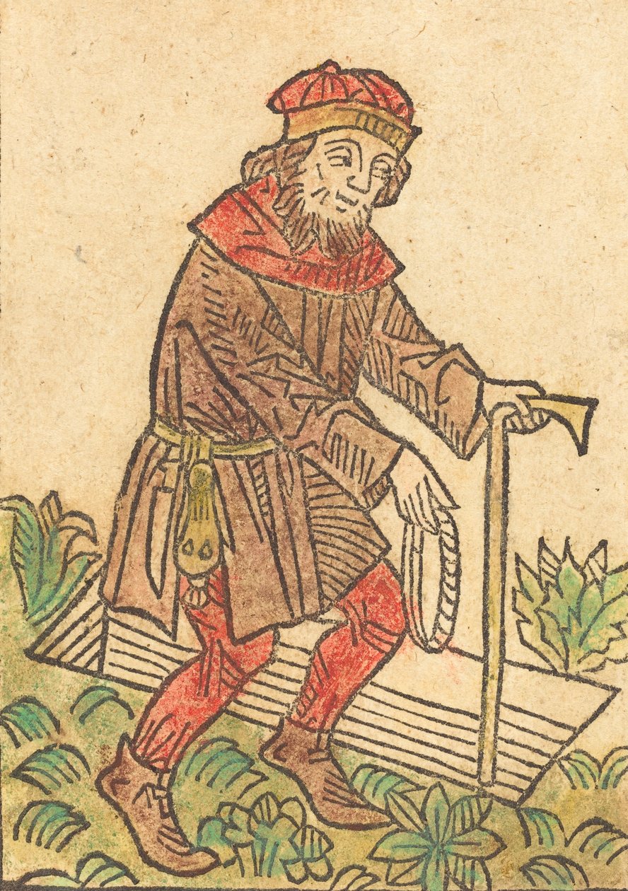 Mezara Doğru Yürüyen Adam, c. 1495. by Unbekannt