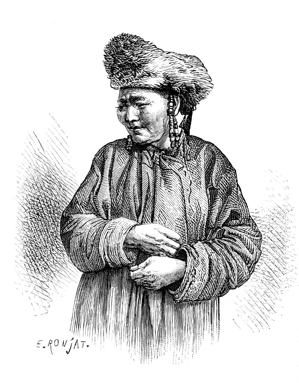 Mançu kadın, c1890 by Unbekannt