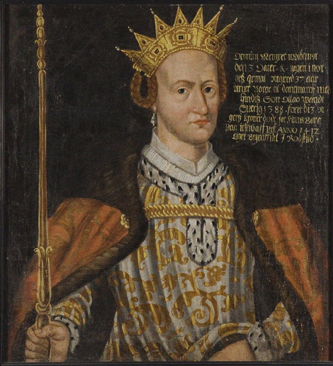 Danimarka Margaret I 1353-1412 by Unbekannt