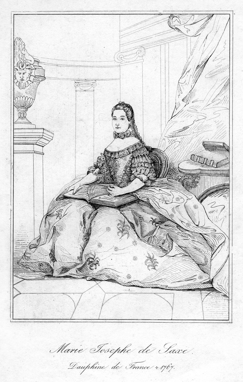 Saksonya Marie-Josèphe, Fransa Dauphine by Unbekannt