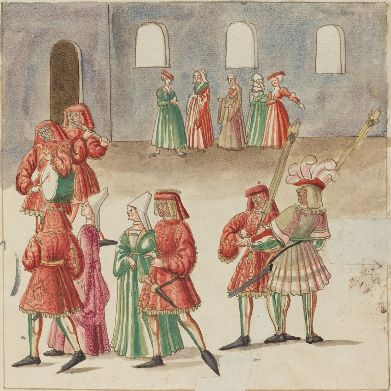 Maskeli balo, c. 1515. by Unbekannt