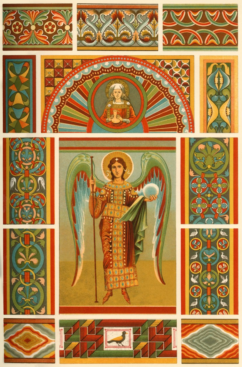 Ortaçağ duvar resmi, 1898. by Unbekannt