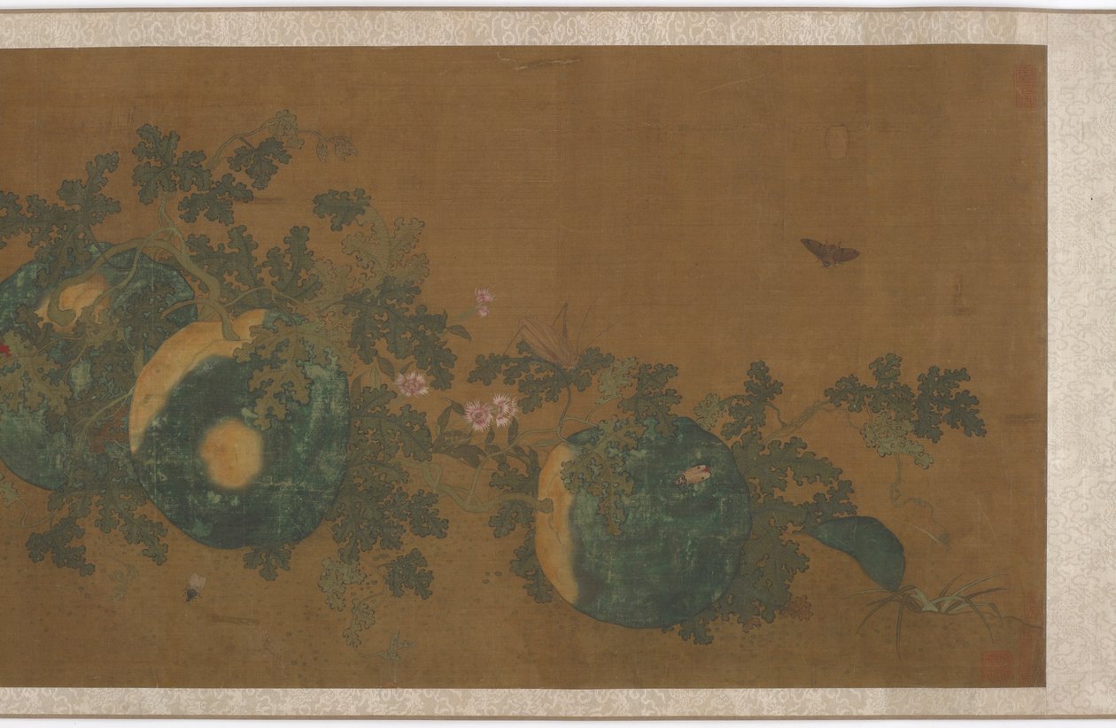 Kavun asmaları, çiçekleri ve böcekleri, 1368-1644. by Unbekannt
