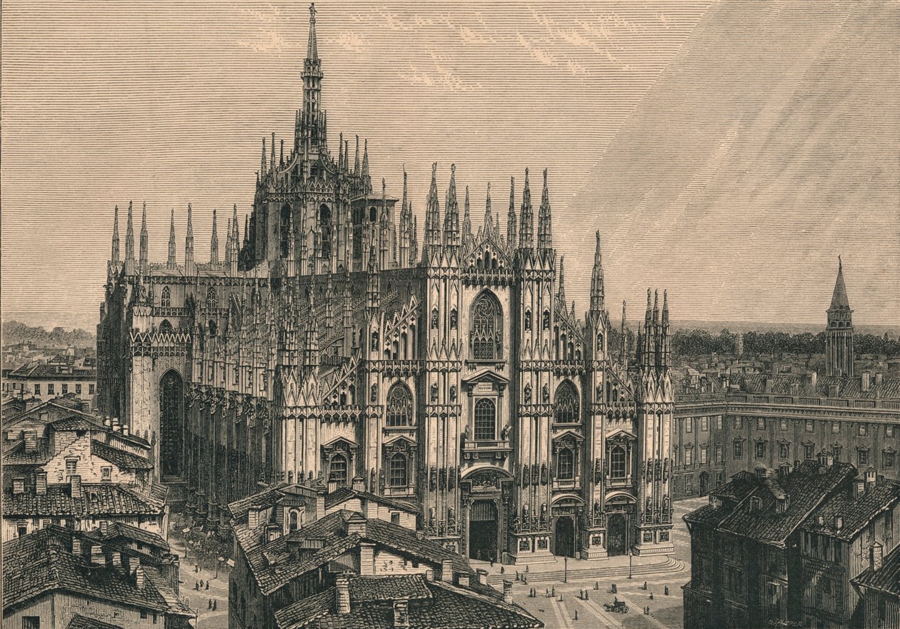 Milano Katedrali, 1873. by Unbekannt