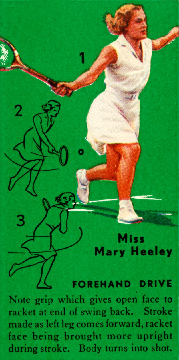 Bayan Mary Heeley - Forehand Drive, c1935. by Unbekannt