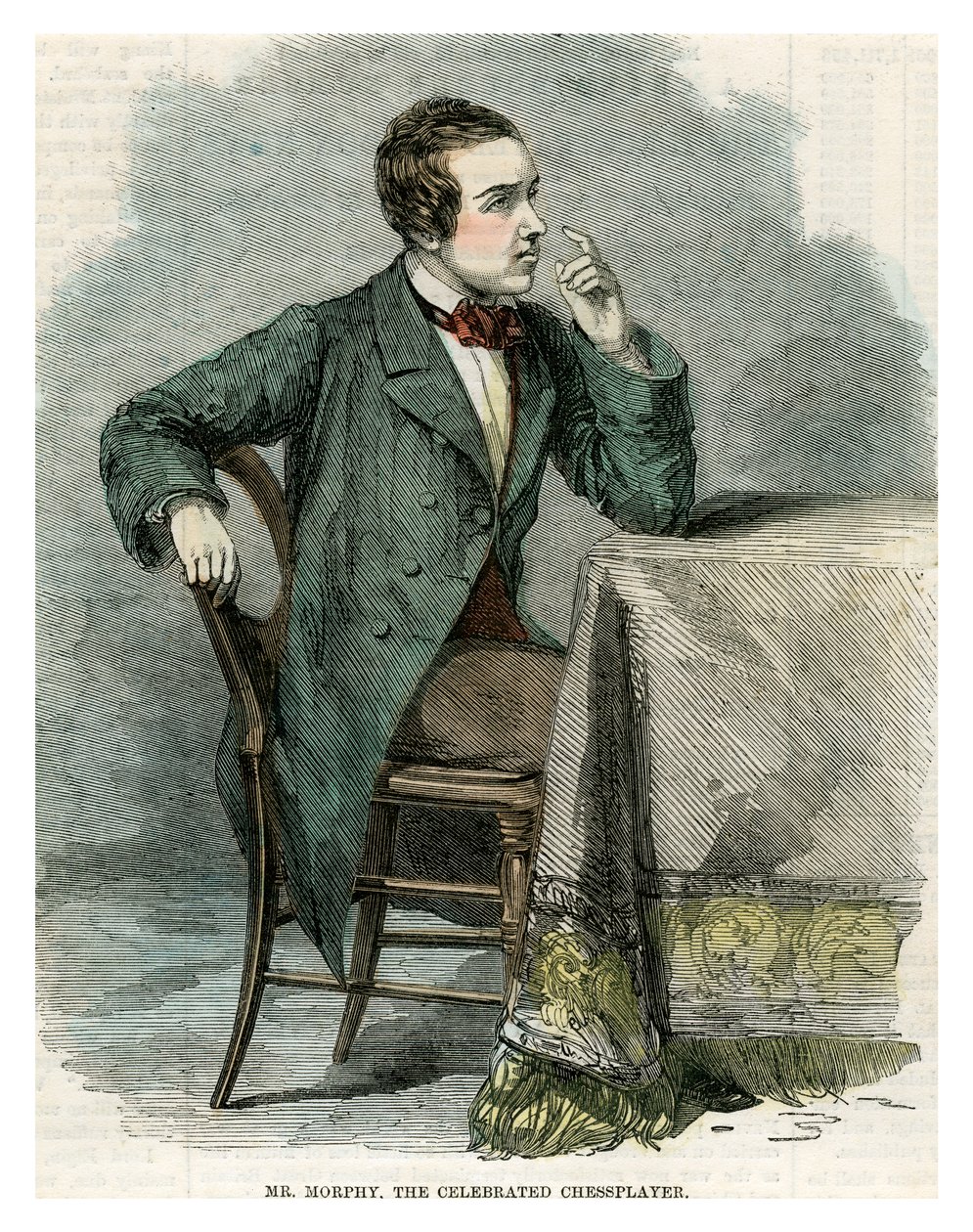 Bay Morphy, Ünlü Satranç Oyuncusu, 19. yüzyıl by Unbekannt