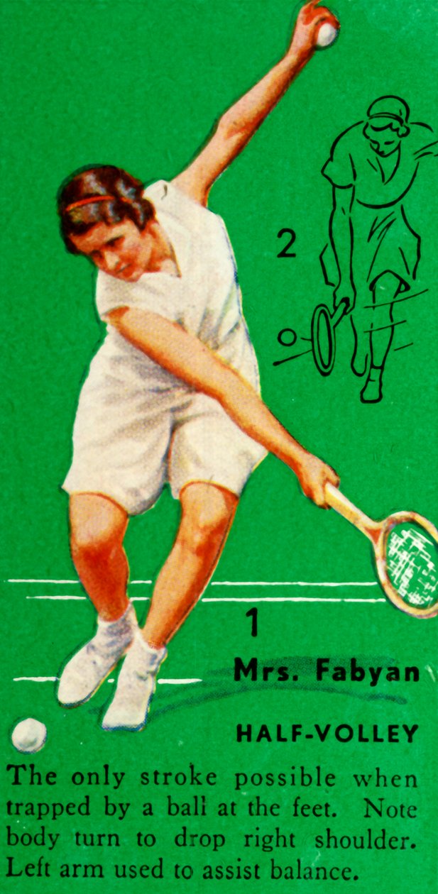 Bayan Fabyan - Yarım Voleybol, c1935. by Unbekannt