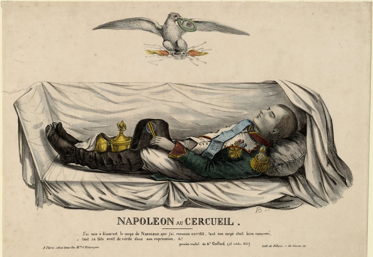 Napolyon tabutu, c. 1840 by Unbekannt