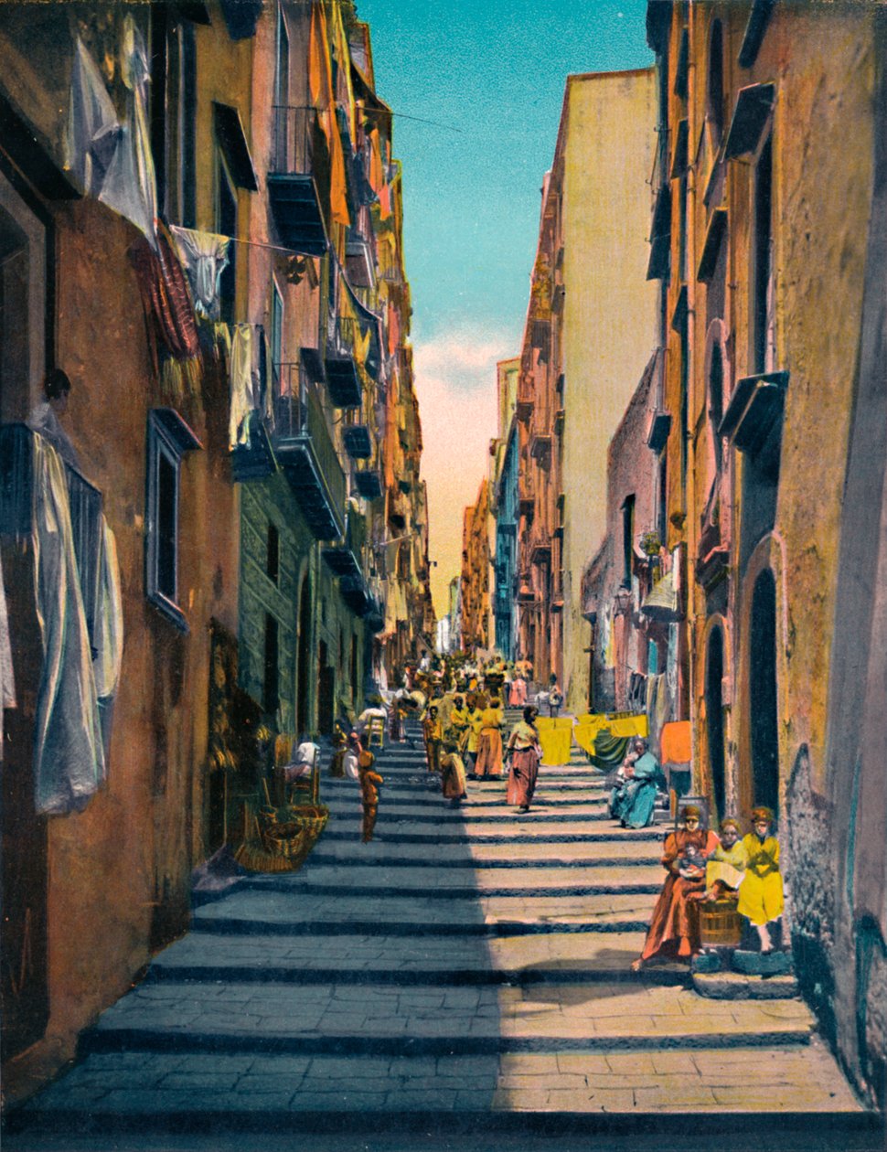 Napoli - Pallonetti Santa Lucia, c1900. by Unbekannt