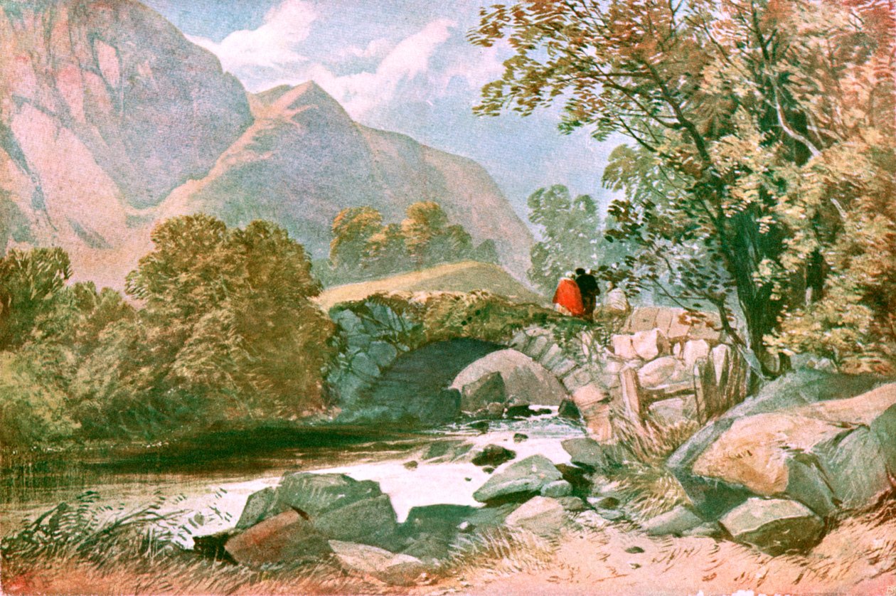 Bettws-y-Coed yakınlarında, Kuzey Galler, c1900. by Unbekannt