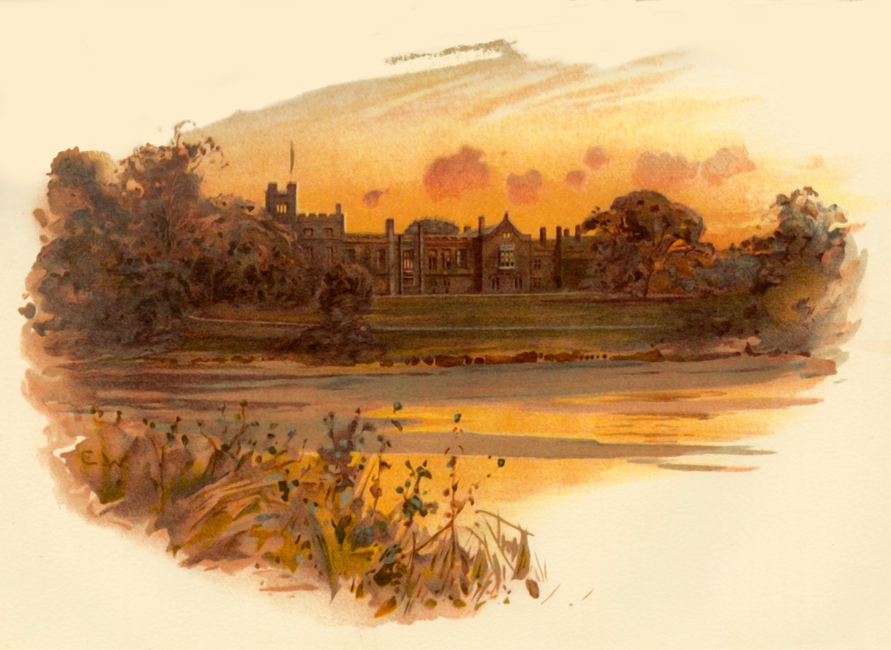 Newstead Manastırı, Nottinghamshire, c1890. by Unbekannt