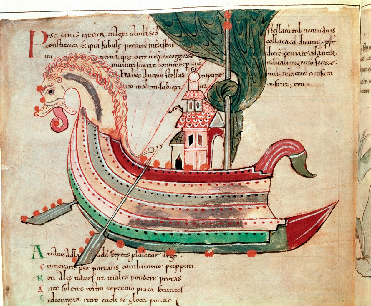 İskandinav ejderha pruvalı gemi, c10th Century by Unbekannt