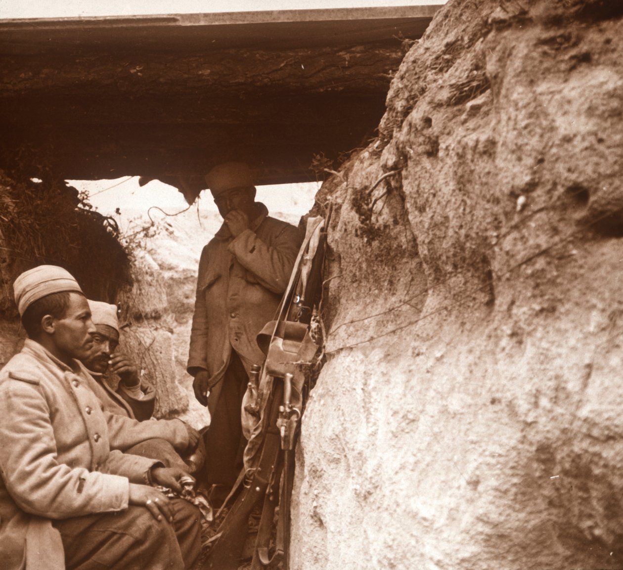 Siperlerdeki Kuzey Afrika piyadeleri, c1914-c1918 by Unbekannt