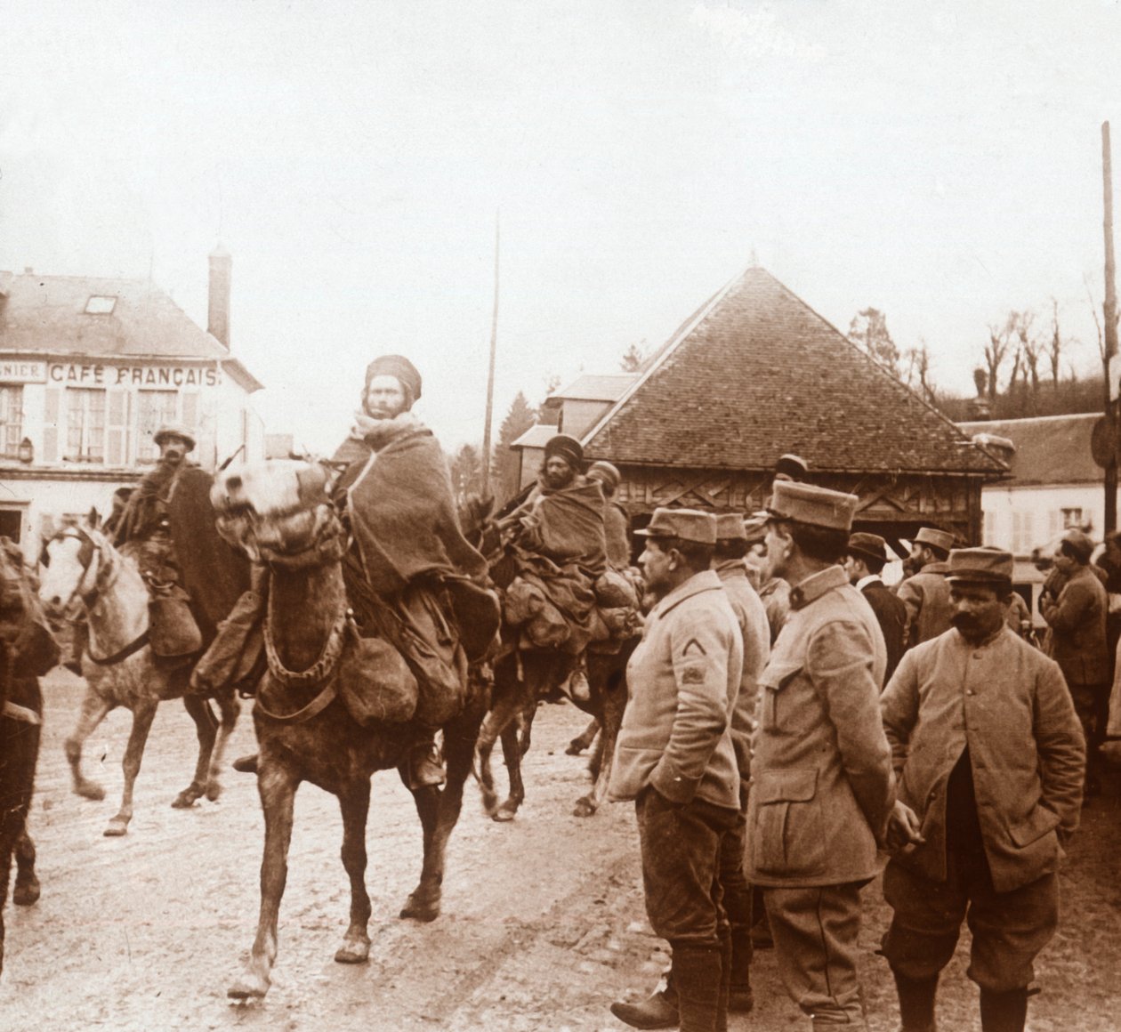 Kuzey Afrikalı askerler, c1914-c1918 by Unbekannt