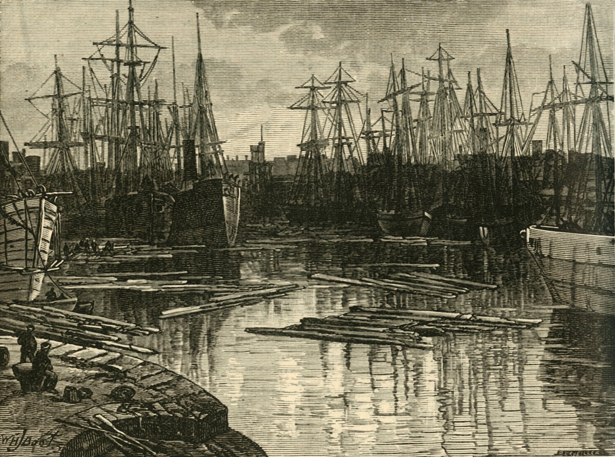 Kuzey Rıhtımı, Swansea, 1898. by Unbekannt
