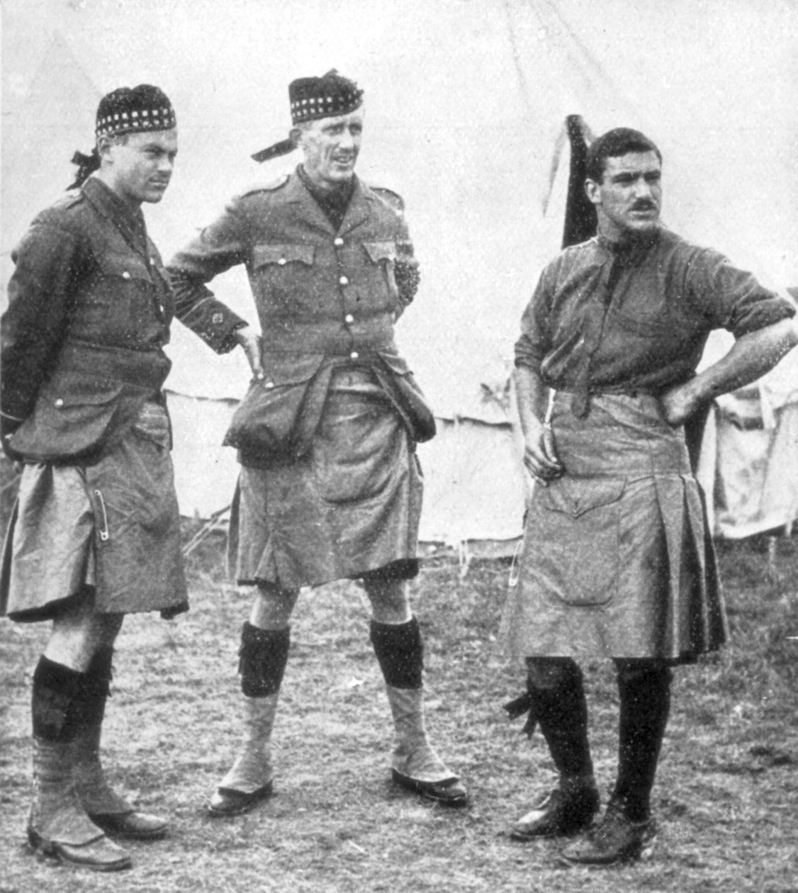 Kanadalı Highlanders Memurları, 1915 by Unbekannt