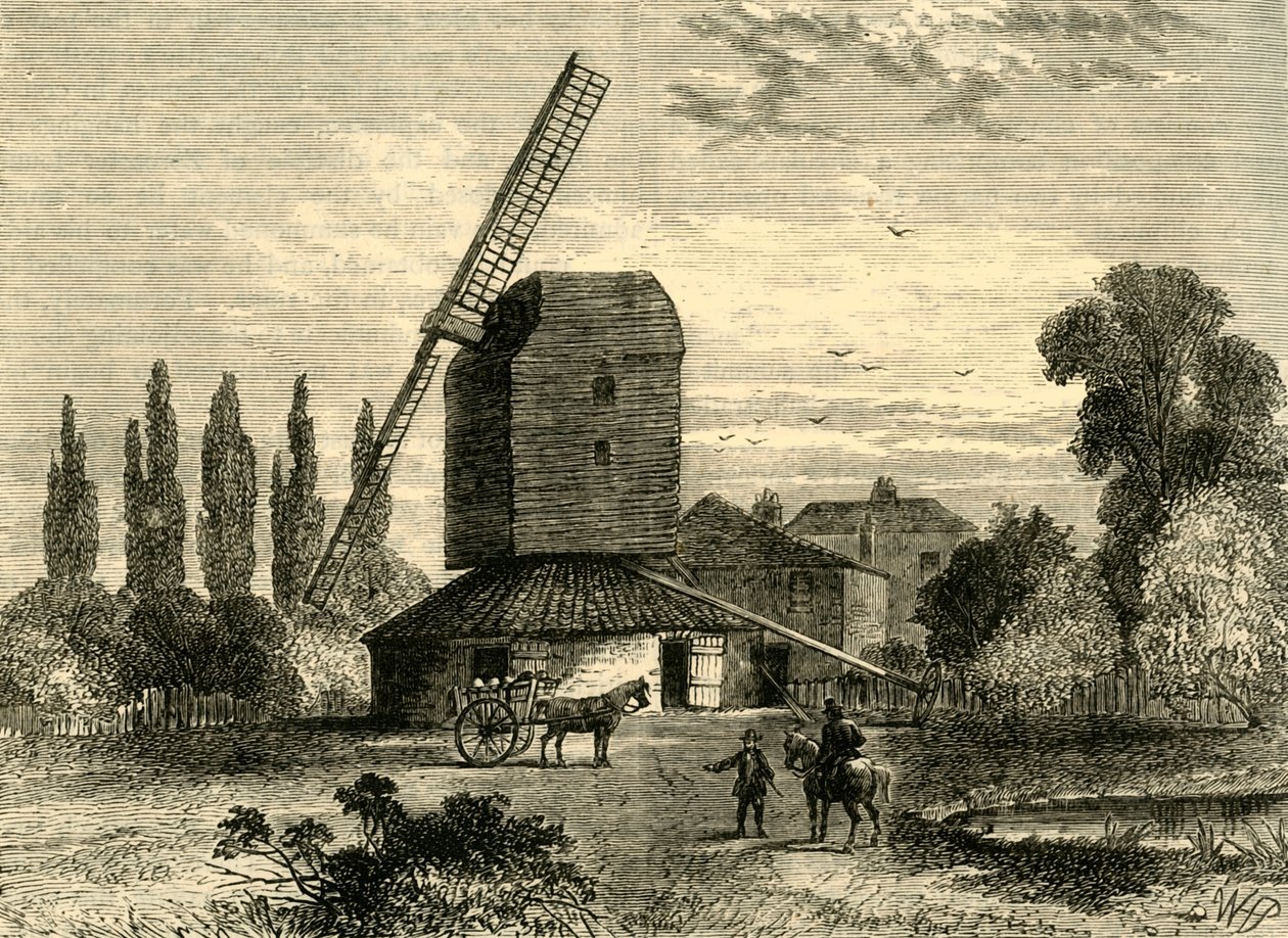 Eski Camberwell Değirmeni, c1878. by Unbekannt