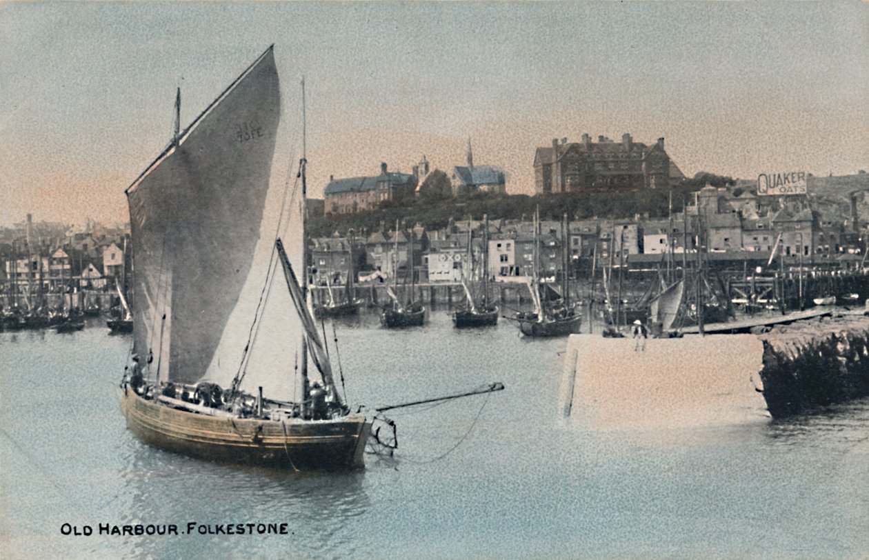 Eski Liman. Folkestone, 19. yüzyıl sonu - 20. yüzyıl başı by Unbekannt