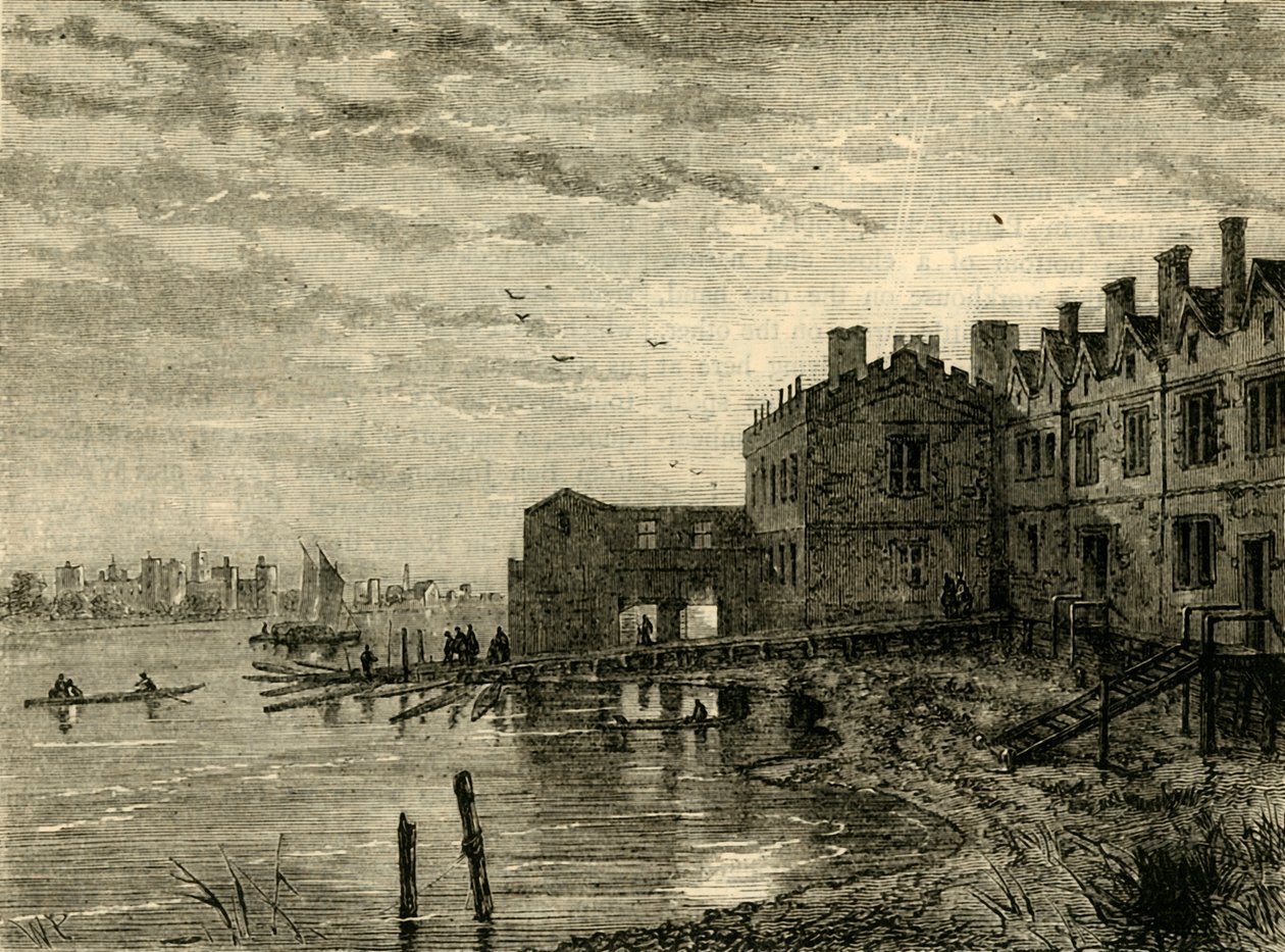 Eski Whitehall Merdivenleri, 1881. by Unbekannt