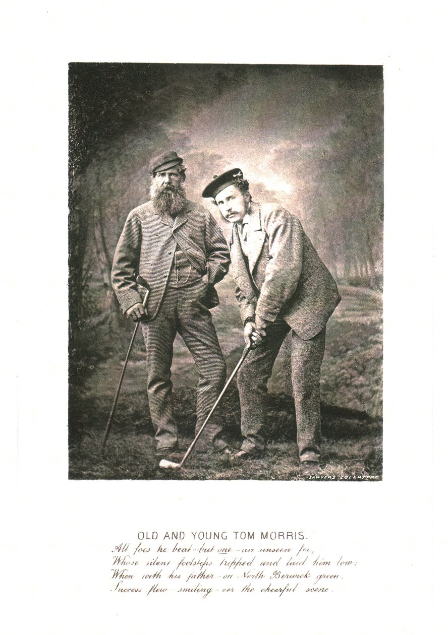 Yaşlı ve Genç Tom Morris, c1870 by Unbekannt