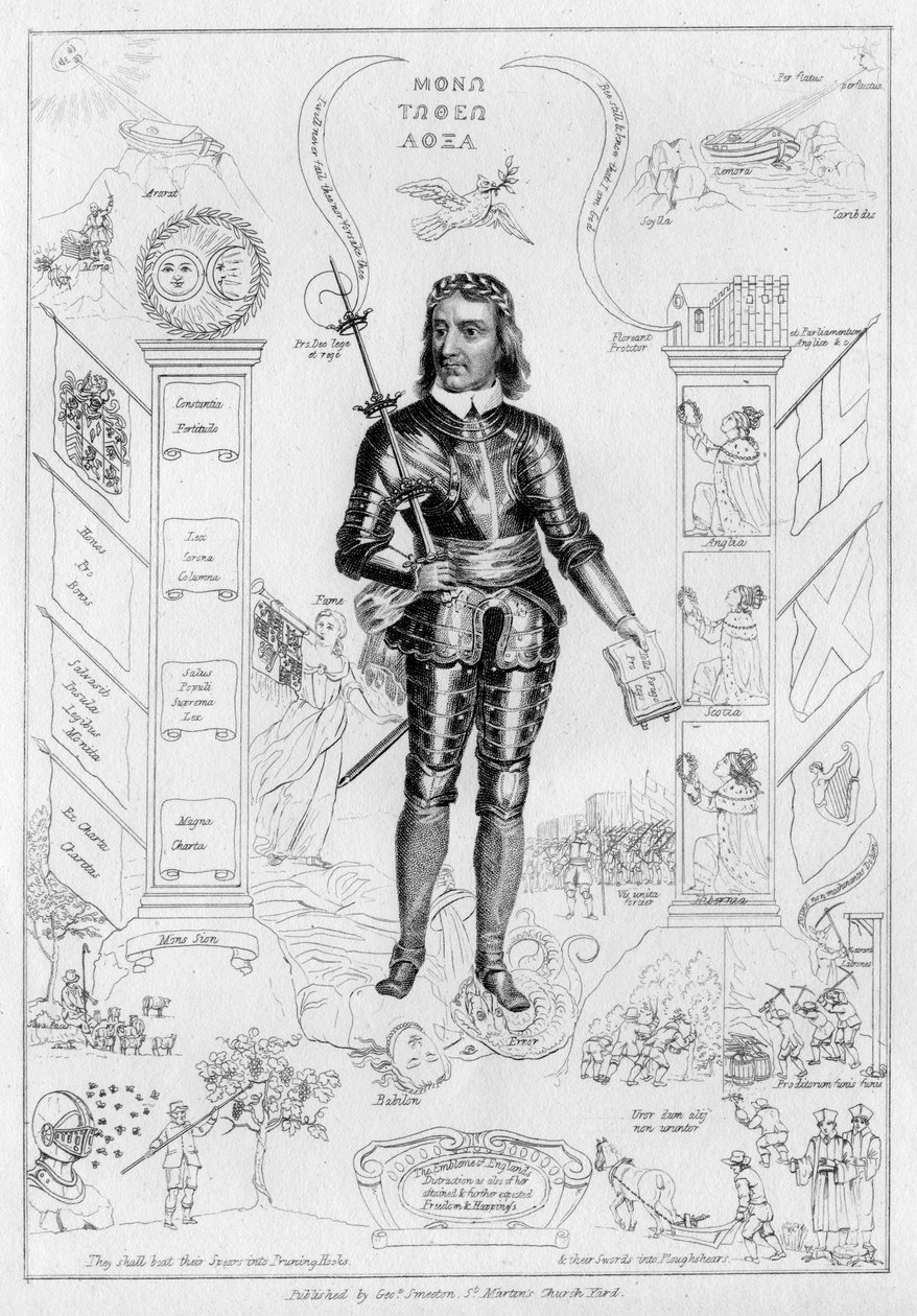 Oliver Cromwell, İsa olarak, c1650