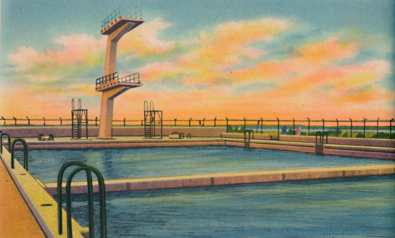 Olimpik Yüzme Havuzu, Barranquilla, c1940