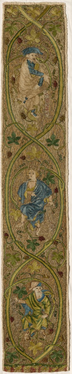 Orphrey Band: Jesse Ağacı, c. 1350. by Unbekannt