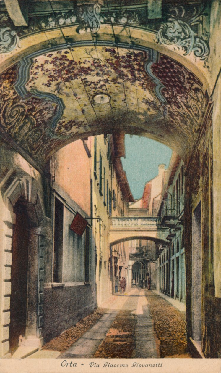 Orta - Via Giacomo Giovanetti, c 1910. by Unbekannt