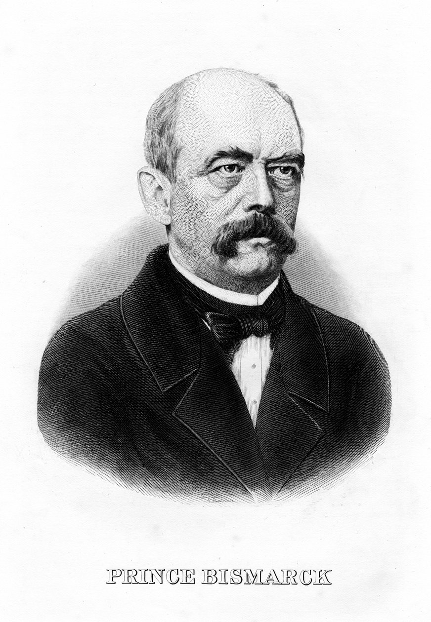 Otto von Bismarck, Alman devlet adamı, 19. yüzyıl by Unbekannt