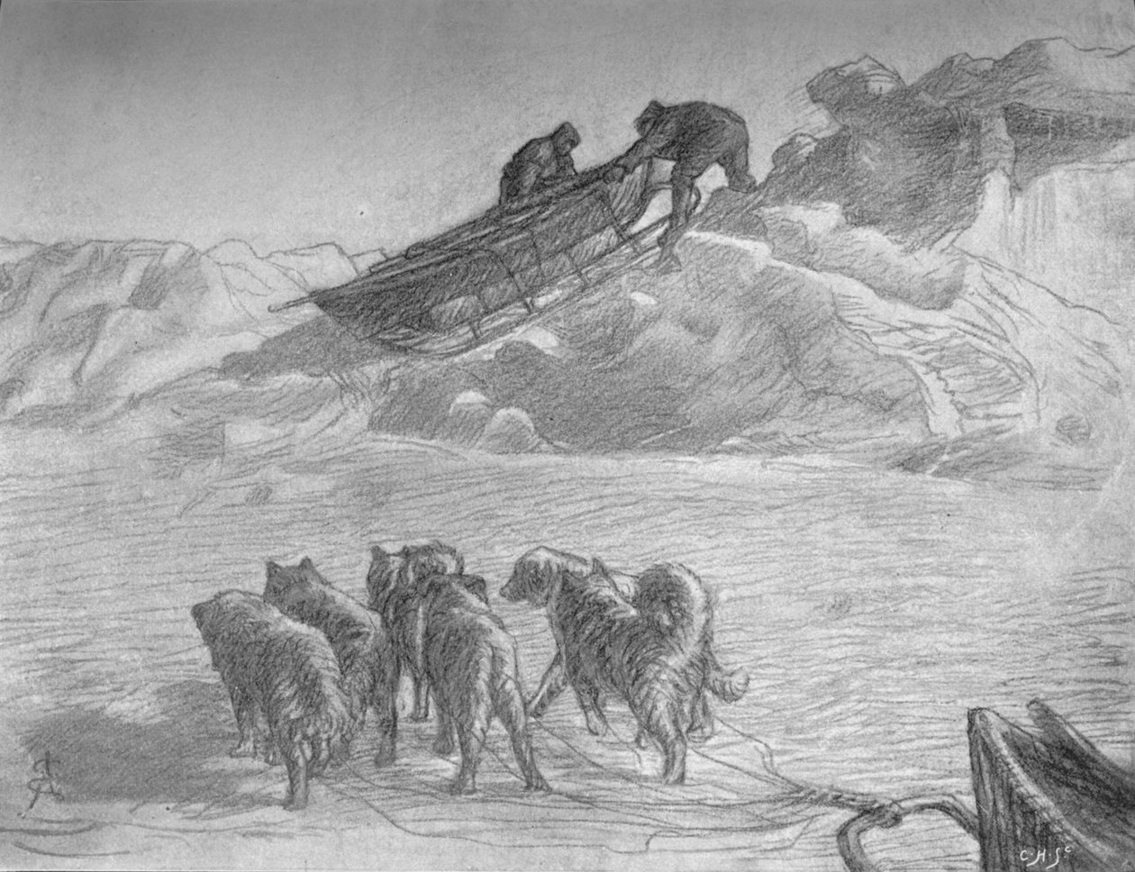 Zor Basınç Höyükleri Üzerinde. Nisan, 1895, 1897 by Unbekannt