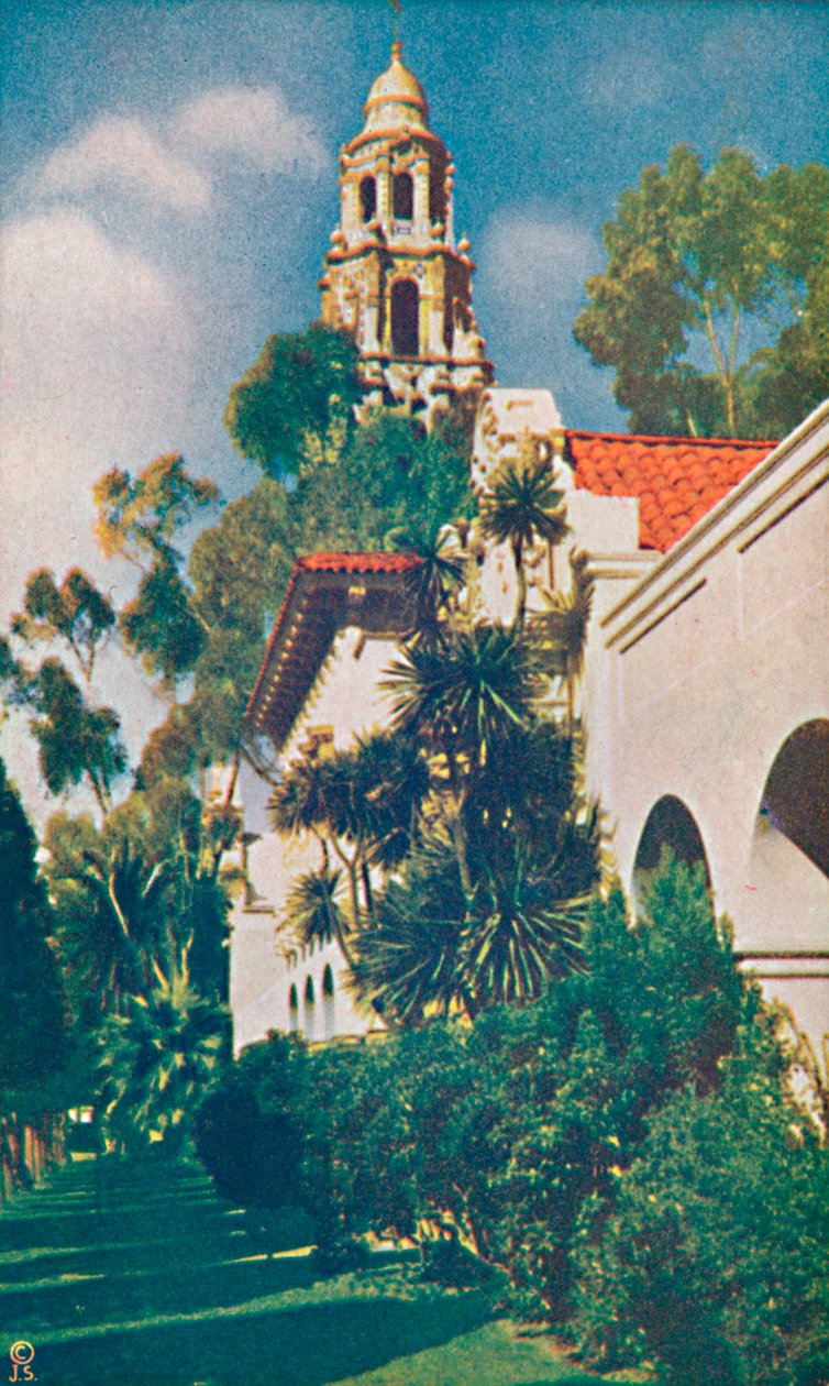 Bilim Sarayı ve California Kulesi, c1935 by Unbekannt
