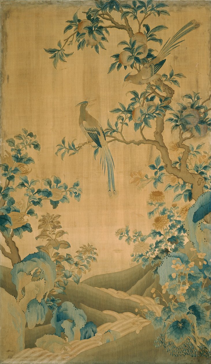 Panel Döşeme Kumaşı, Çin, Qing hanedanı1644-1911, 17501800. by Unbekannt