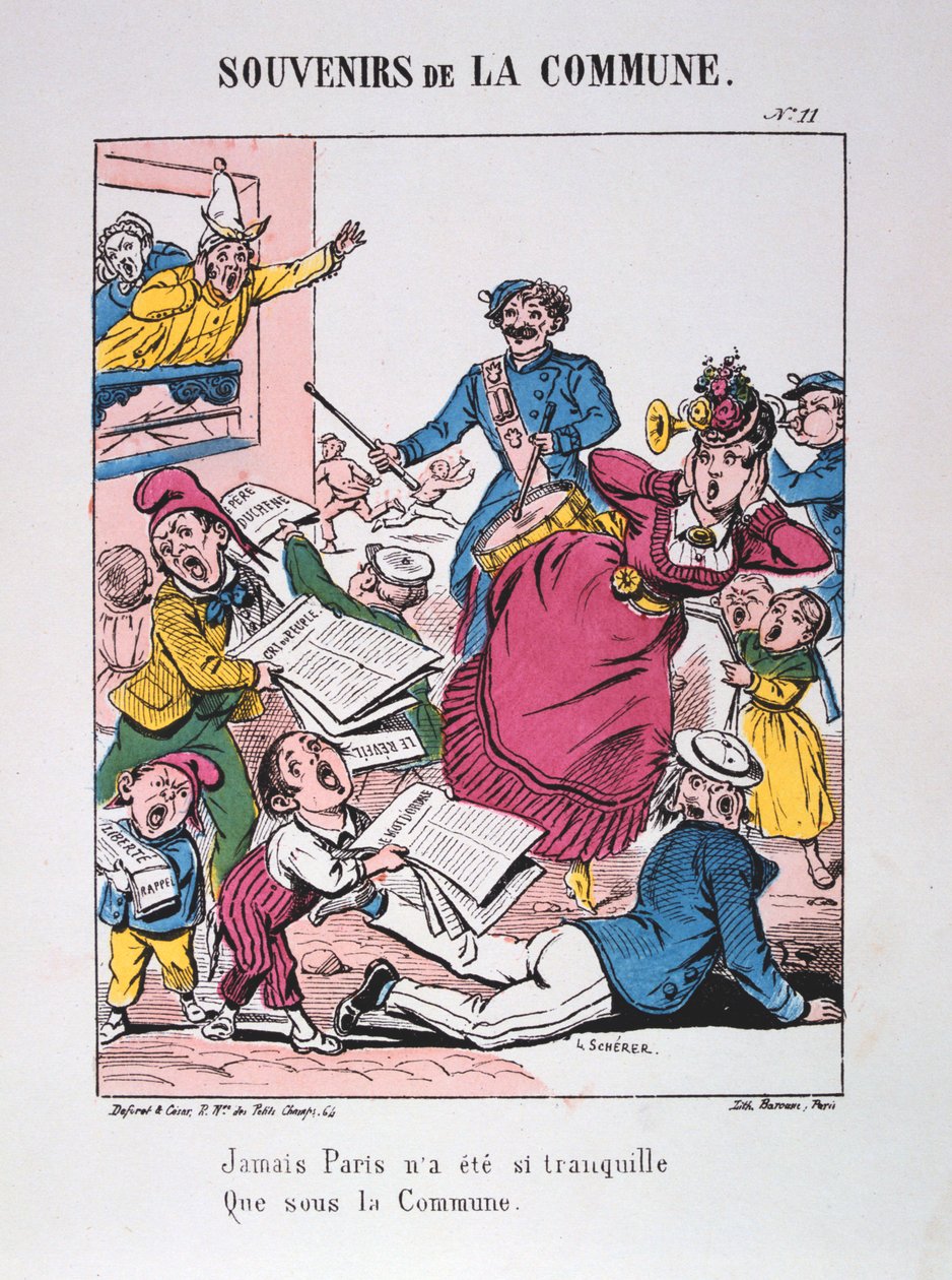 Paris Komünü, 1871. by Unbekannt