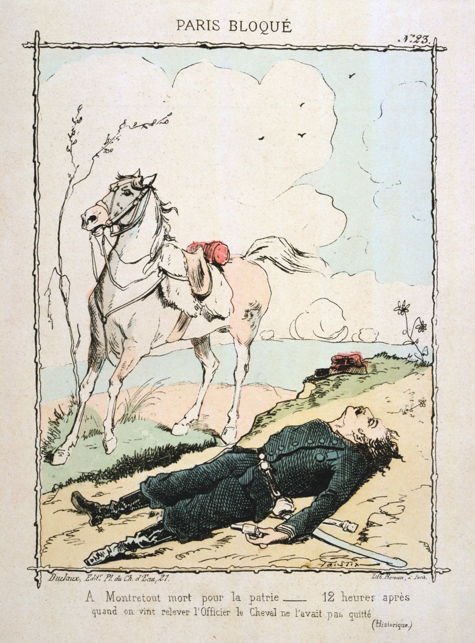 Paris kuşatıldı, 1870-1871. by Unbekannt