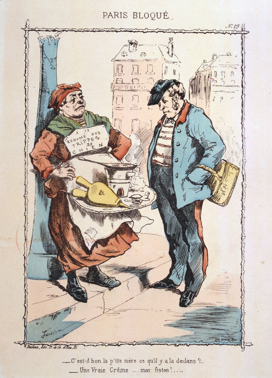 Paris kuşatıldı, 1870-1871. by Unbekannt