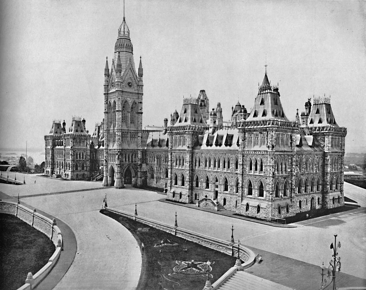 Parlamento Binaları, Ottawa, Kanada, c1897. by Unbekannt