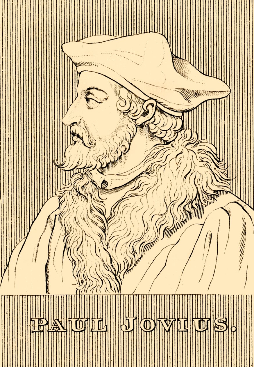 Paul Jovius, 1483-1552, 1830. by Unbekannt