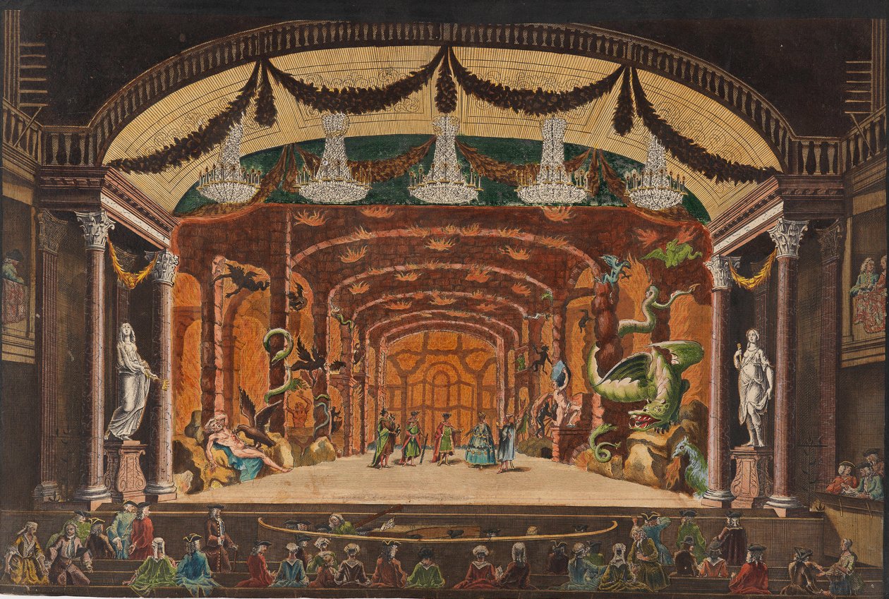 Peep Show Resmi, yaklaşık 1770. by Unbekannt