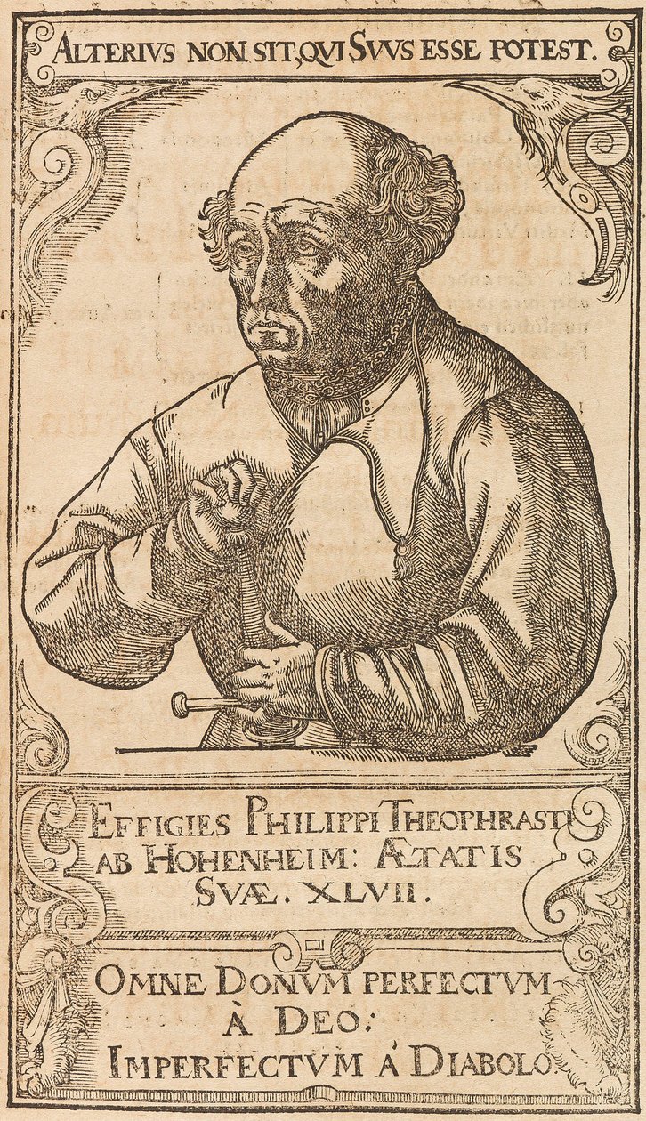 Philippus Theophrastus Aureolus Bombastus von Hohenheim Paracelsus, 1589. by Unbekannt