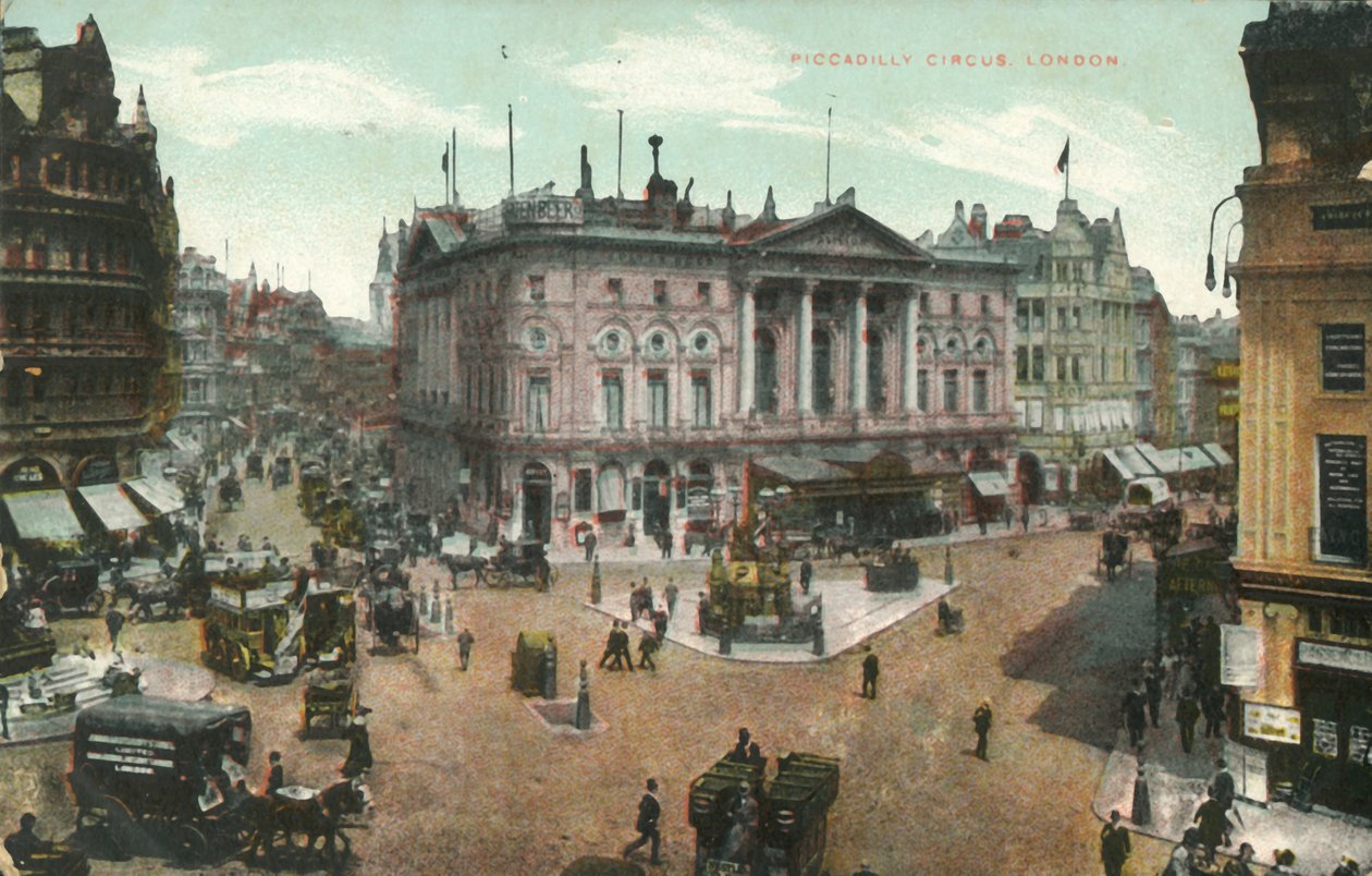 Piccadilly Circus, Londra, 19. yüzyılın sonu - 20. yüzyılın başı. by Unbekannt
