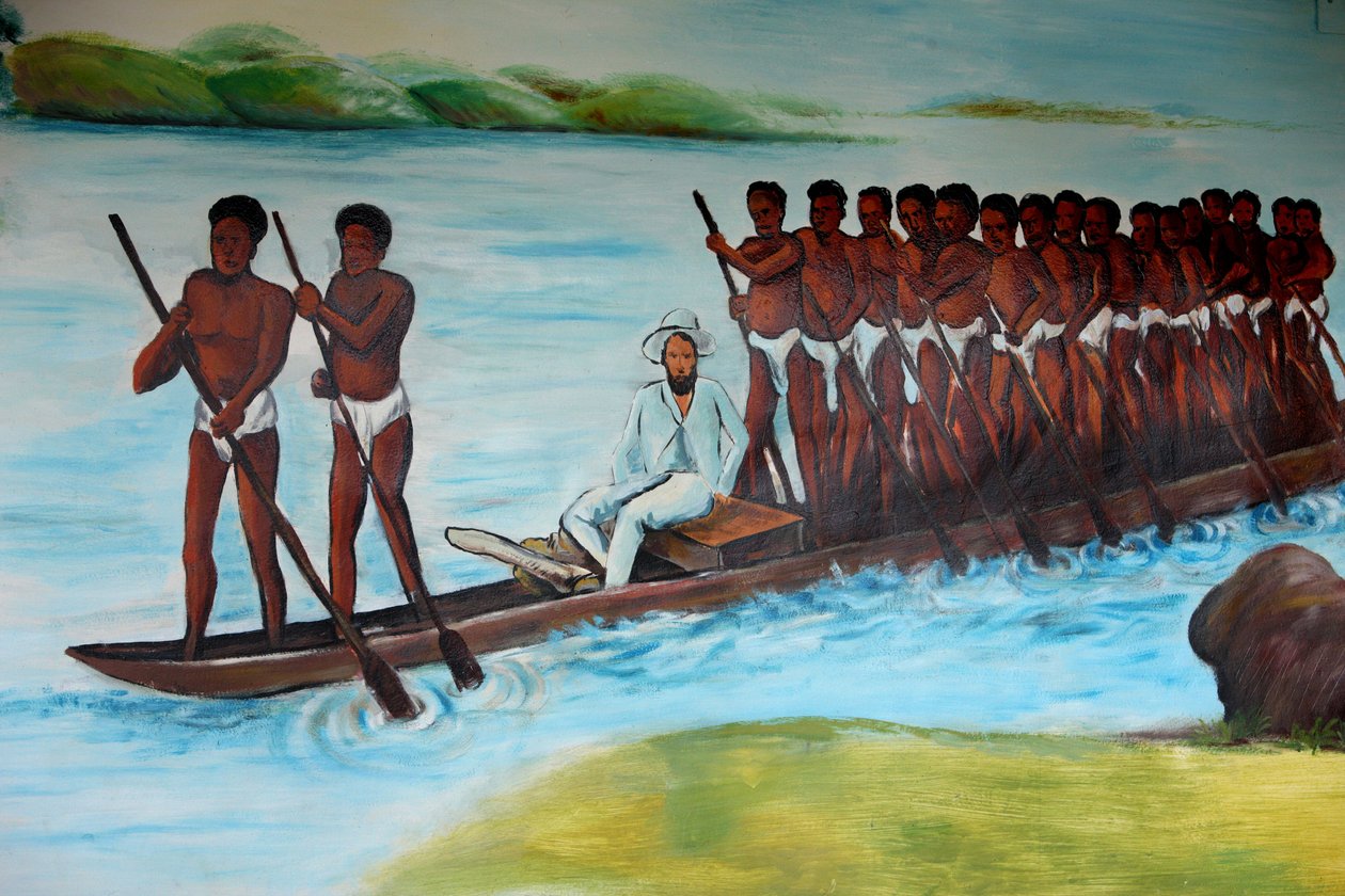 Pierre Savorgnan de Brazza, Brazzaville Kongo tablosu by Unbekannt