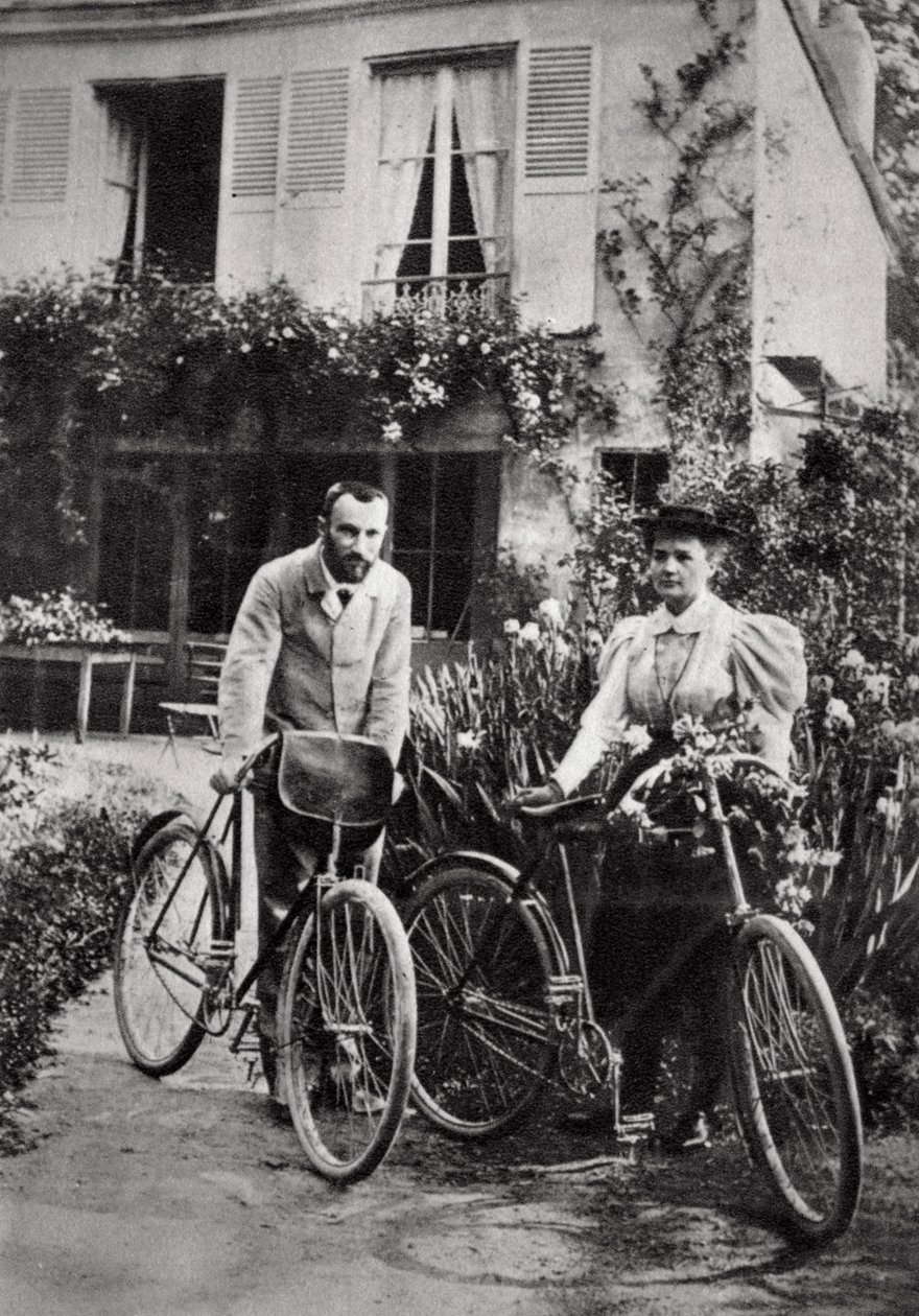 Pierre ve Marie Curie, Fransız fizikçiler, 1906 by Unbekannt