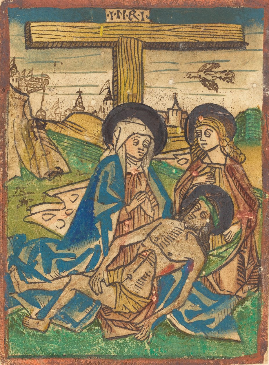 Aziz John ile Pietà, c. 1475485. by Unbekannt