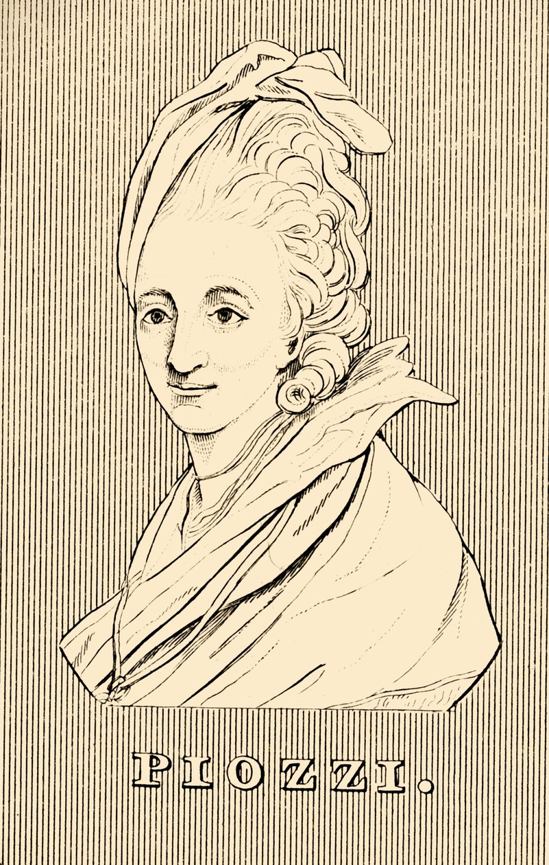 Piozzi, 1741-1821, 1830. by Unbekannt