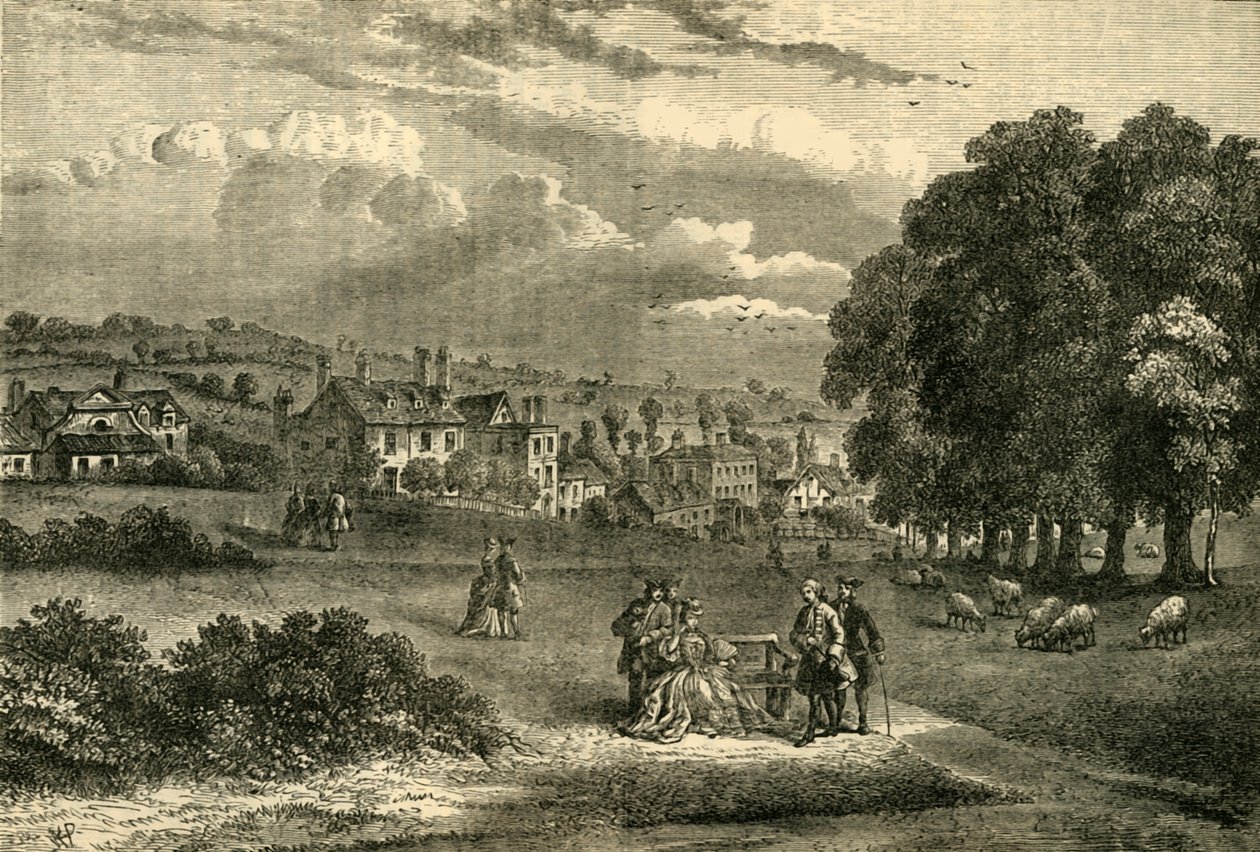 Gölet Sokağı, Hampstead, 1750