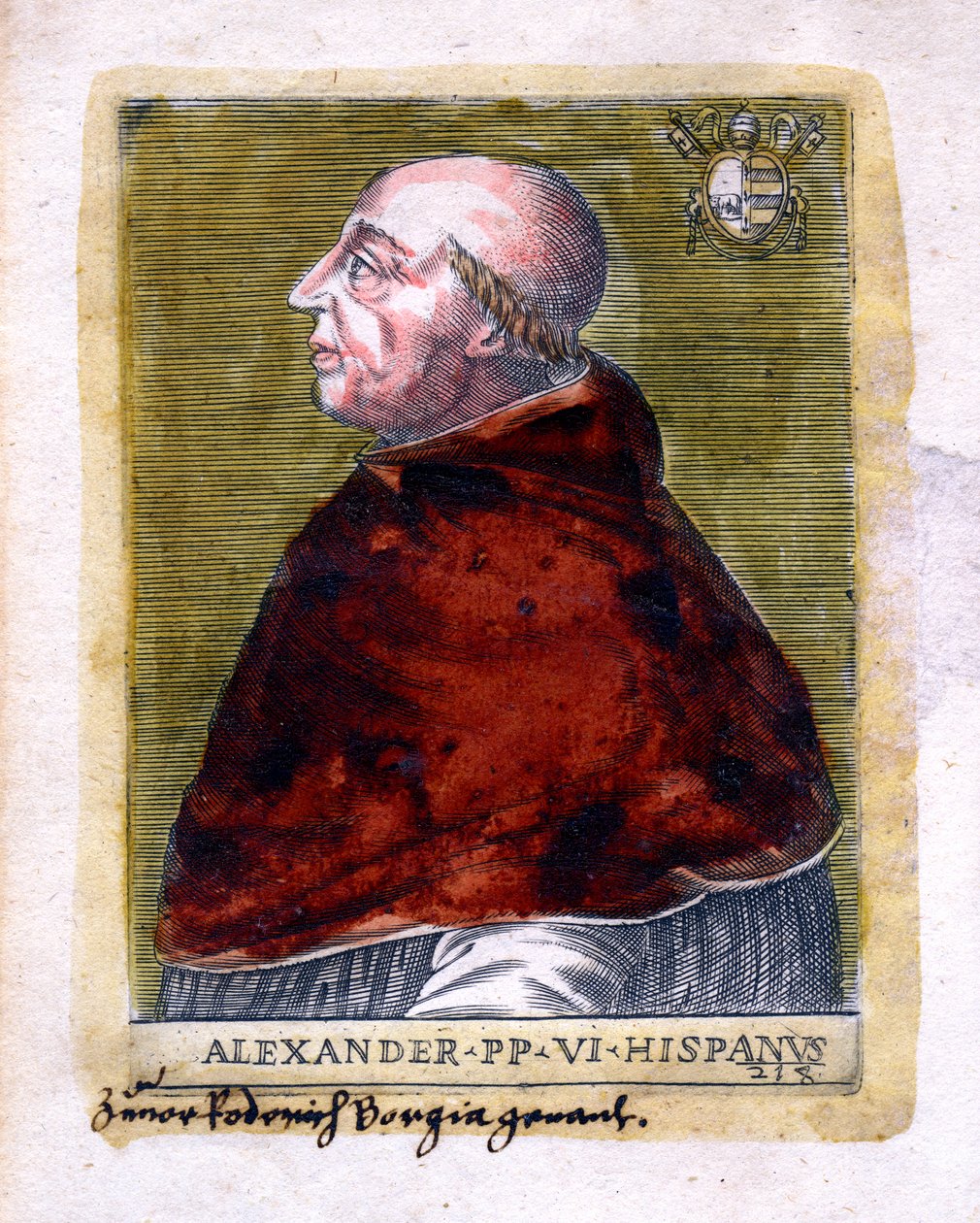 Papa Alexander VI by Unbekannt