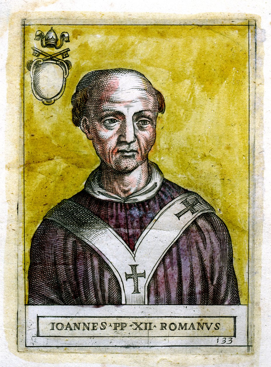Papa John XII c937-964, c19th yüzyıl by Unbekannt