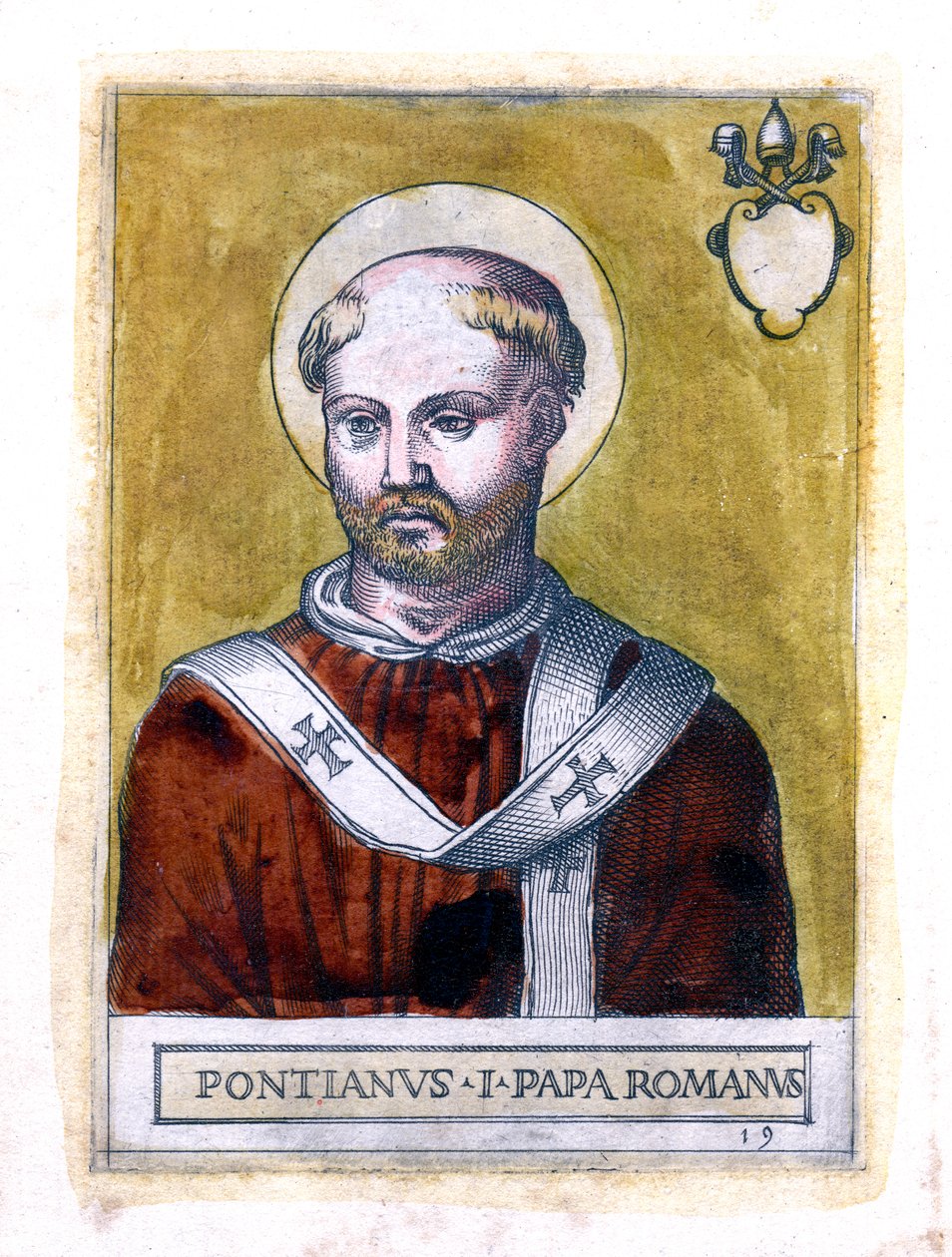 Papa Pontian I by Unbekannt