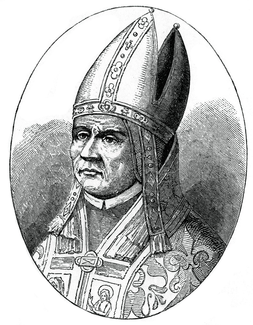 Papa I. Sylvester, 1870 by Unbekannt